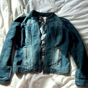 Guess distressed jean jacket